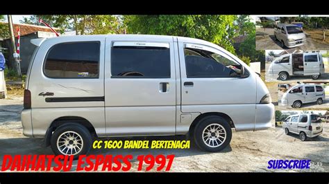 Daihatsu Espass 1997 Supervan 1600 Dijual Youtube