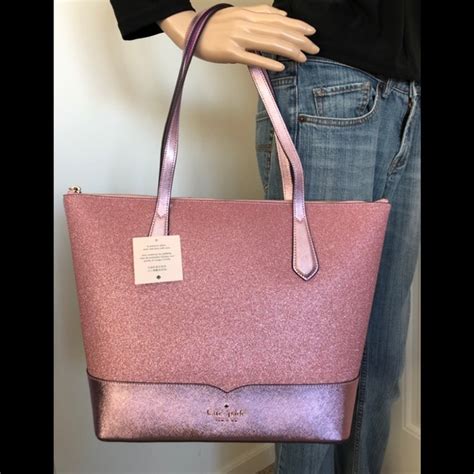 Kate Spade Bags Kate Spade Pink Glitter Tote New Poshmark