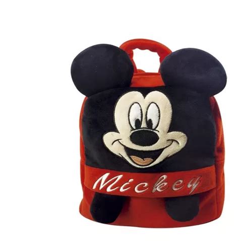 Mochila Em Pel Cia Orelhas Mickey Da Disney Parcelamento Sem Juros