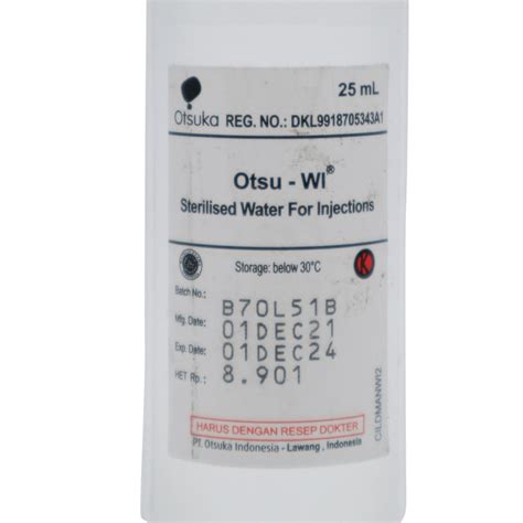 Otsu Wi Water For Injection Ml Farmaku