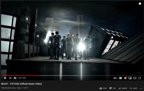 BEAST FICTION Becomes Their First MV To Reach 100 Million Views R Kpop