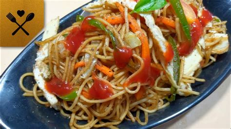 চাইনিজ রেস্টুরেন্টের মতো এগ চাউমিন Egg Chow Mein Recipe Youtube