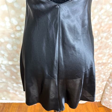 Victoria S Secret Intimates Sleepwear Vintage Victorias Secret Lingerie Satin Lace Chemise