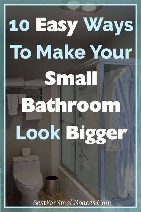 11 Simple Ways To Make Small Bathrooms Look Bigger Bathroom Storage