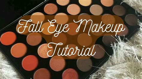 Step By Step Eye Makeup Tutorial For Beginners Fall Inspired Youtube