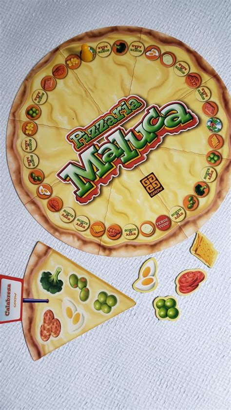 Jogo De Tabuleiro Infantil Pizzaria Maluca Grow