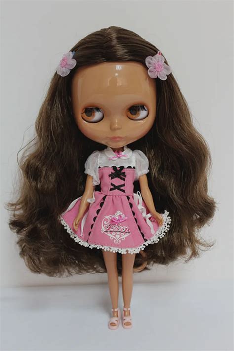 Free Shipping Big Discount Rbl Diy Nude Blyth Doll Birthday Gift For Girl Colour Big Eyes