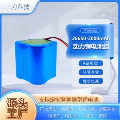 磷酸铁锂电池 3000mah 广东省三力电子科技有限公司 新能源网