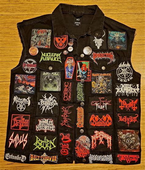 Pin By Doctor Triple Six On Punk And Metal Battle Jackets And Vests