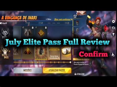 Free Fire Season Elite Pass Full Review July Elite Pass Full