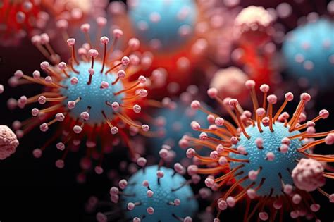 Premium Photo | A closeup image of the pathogen