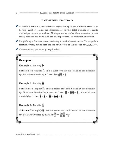 TABE 11 12 Math Tutor Everything You Need To Help Achieve An