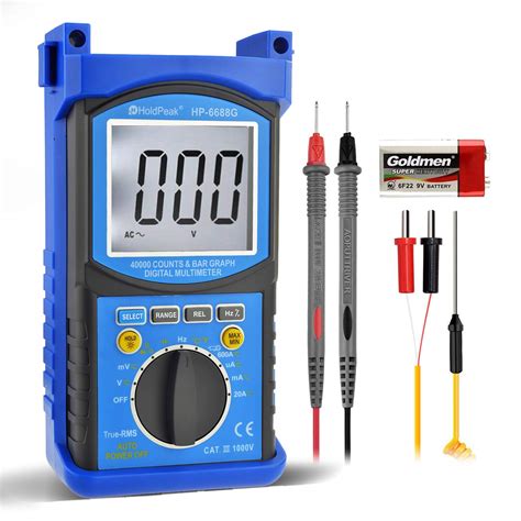 Digital Multimeter Holdpeak G V Ac Vc Voltmeter Counts