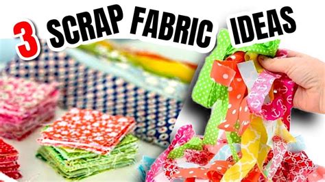 Scrap Fabric Ideaseasy Sewing Compilation Video Youtube