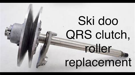 Skidoo Qrs Secondary Roller Replacement Youtube