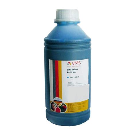 VMS Light Cyan deluxe 1 liter cifsr color light cyan refill ink ...