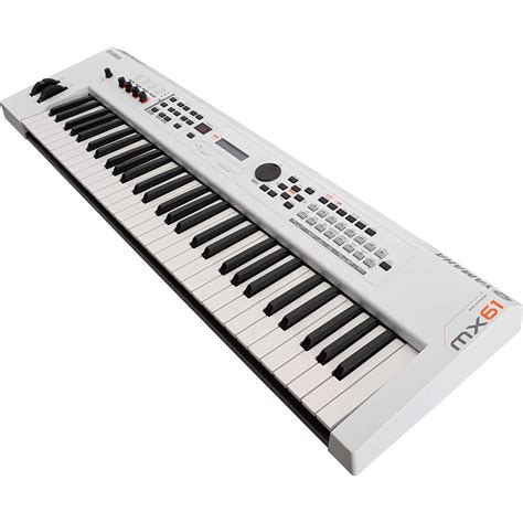 Yamaha Mx61 Wh 61 Key Usbmidi Keyboard Synthesizer Controller White