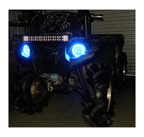 Snorkel Your Atv Angel Eyes Led Kit Yamaha Grizzly Viking 2009 2015