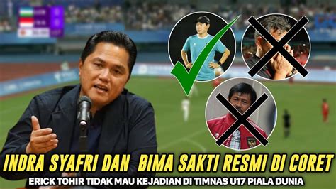 Resmi Pssi Coret Indra Syafri Bima Sakti Tidak Mau Pakai Pelatih