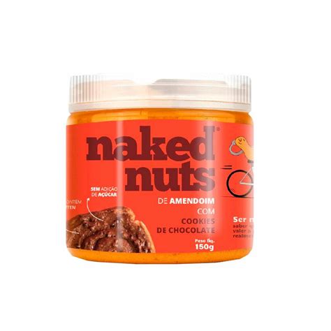 Pasta De Amendoim Cookies De Chocolate Naked Nuts G Shopee Brasil