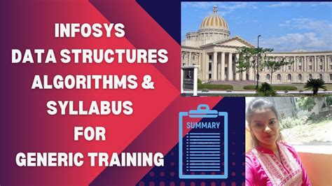 Infosys Generic Training Data Structures And Algorithms Syllabus