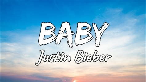 Baby Justin Bieber Feat Ludacris Lyrics YouTube