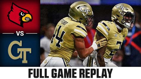 Georgia Tech Yellow Jackets Vs Louisville Cardinals Full Game Stream