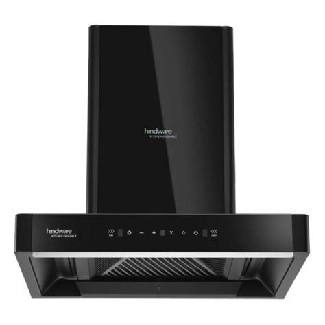 Hindware 60 Cm Wall Mounted Chimney Maxx Silence Series OPTIMUS BLK 60