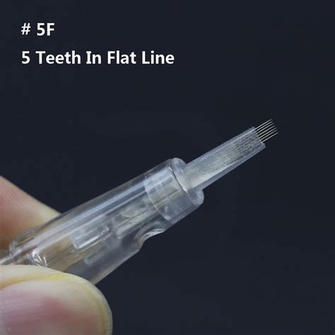 20pcs 5FL Flat Line New Disposable Sterilized Cartridges Tattoo Needle ...