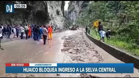 Chanchamayo Huaico Bloque Ingreso A La Selva Central Canal N