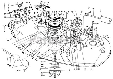 Toro 30144 Toro 44 Side Discharge Mower Deck SN 801222 899999