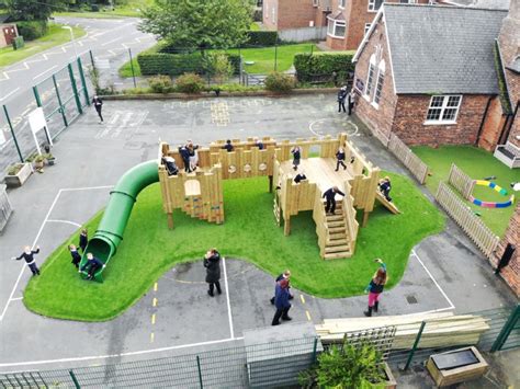 Marshchapel Infants Schools Playground Castle Pentagon Play