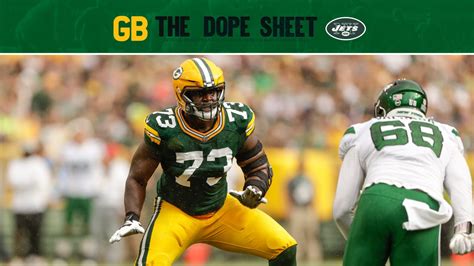 Dope Sheet Packers Face Jets At Lambeau Field