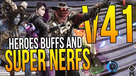 Paragon V Patch Hero Balance Update Heroes Buffs Super Nerfs