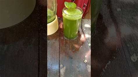 Fresh Gotu Kola Drink Centella Asiatica Thankuni Pata Summer