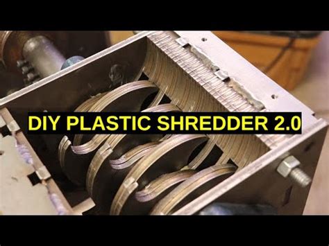 DIY Plastic Shredder 2 0 YouTube