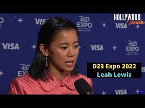 Video Red Carpet Revelations Leah Lewis On Elemental Reveal At D