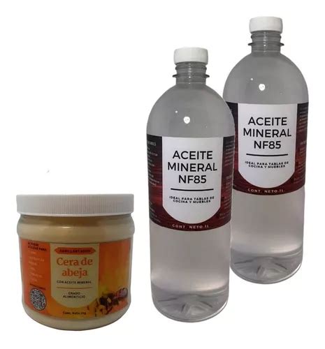 Cera De Abeja Y Aceite Mineral Para Madera Grado Alimenticio