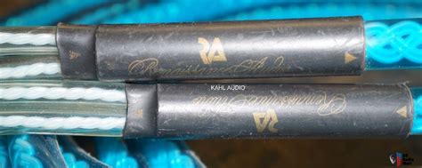 Renaissance Audio Blue Standard Speaker Cables 8ft Pair Wwbt Plugs