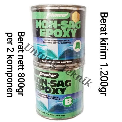 Jual Pioneer Gr Component Epoxy Non Sag Compound Lem Epoxy Heavy