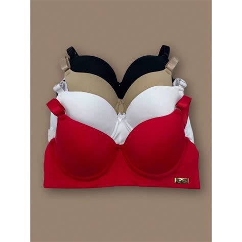 Kit Sutiãs Bojo Liso Básico Alça Regulável Soutien Lingerie Direto Da Fábrica