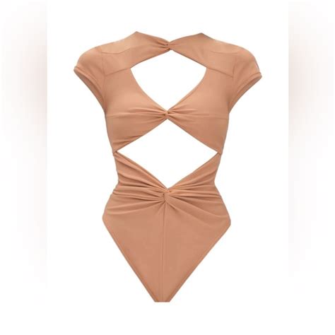 Andrea Iyamah Swim Nwt Andrea Iyamah Aluna Nude One Piece Poshmark