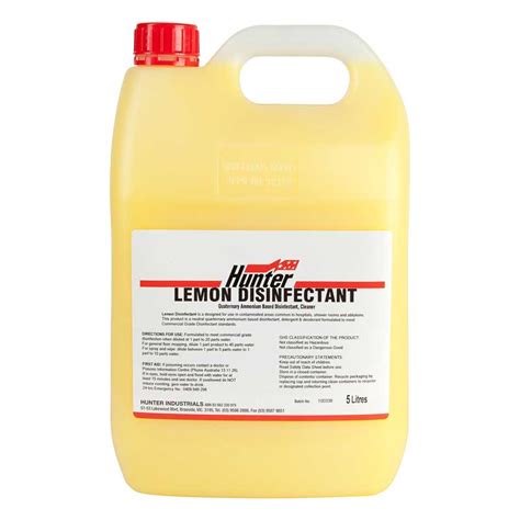 Lemon Disinfectant Hunter Industrials