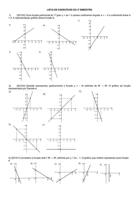 Exercicios Fun O Afim Pdf Retoedu