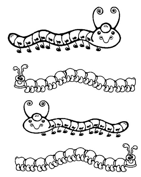 Caterpillar Coloring Page Coloring Page Book