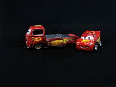Lightning Mcqueen Cars Decals Custom Hot Wheels