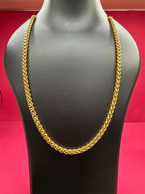 Golden Brass Men Fancy Chains Size 16 Inch At Rs 58 Piece In Rajkot