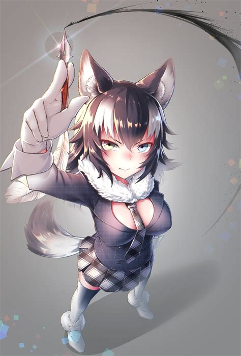 Grey Wolf Kemono Friends Image By Akuma Zerochan