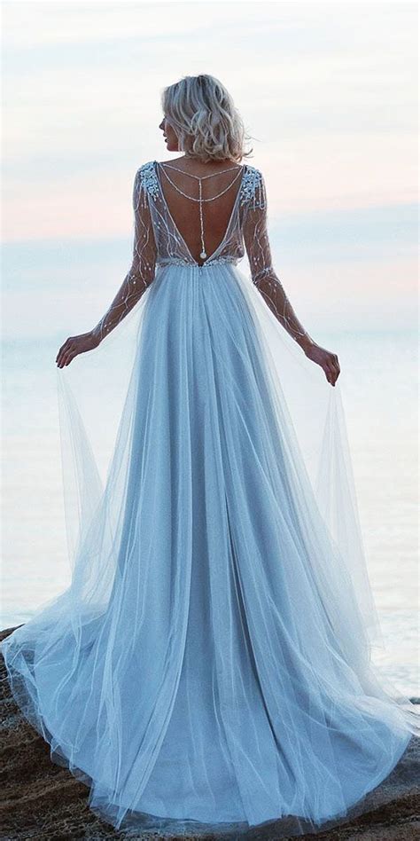 Something Blue 24 Blue Wedding Gowns For Your Happy Wedding Blue Wedding Gowns Blue Wedding