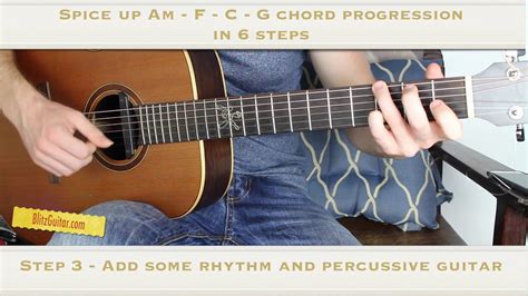 Spice Up Am F C G Chord Progression In Steps Youtube